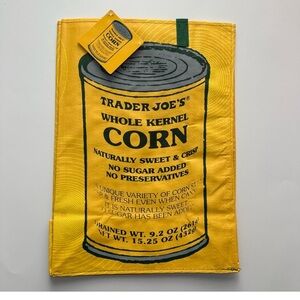Trader Joe’s Rare Specialty CORN Reusable Grocery Tote Bag Shopping
